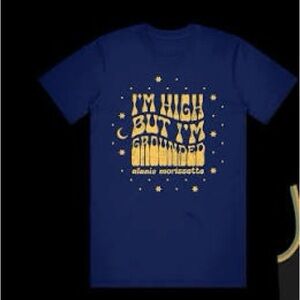 Women's Blue Graphic Tee